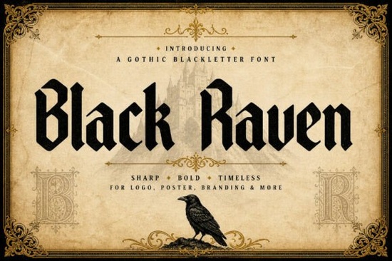 Black Raven Font